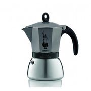 Гейзерная кофеварка Bialetti MOKA INDUCTION антрацит, на 6 порций 4823