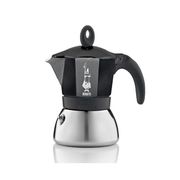 Гейзерная кофеварка Bialetti MOKA INDUCTION черный, на 6 порций 4813