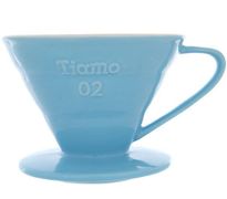 Воронка Tiamo HG5544BB керамическая, голубая