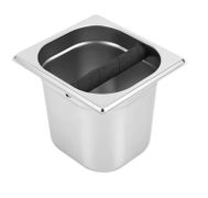 Нок-бокс металлический для кофейного жмыха 17,6*16,2*15 см. MGsteel