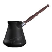 Турка Ceraflame Ibriks черная с декором, 0.5л.