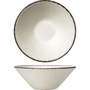 Салатник Steelite «Чакоул дэппл», фарфор, фарфор, D=16, 5см, белый, черный