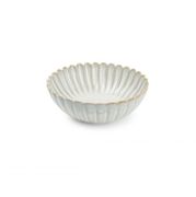 Миска S&P Lotus 13 см, 13х4,5см белый; бежевый фарфор