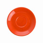 CS6652Orange Блюдце круглое d=15 см., для чашки арт.CS6651, фарфор,цвет оранжевый, Lantana, SandSto