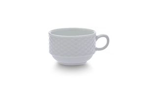 Чашка штабелируемая круглая 200мл, фарфор, Polo, Egypt porcelain