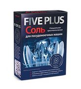 Соль для посудомоечных машин FIVE PLUS, 1,5 кг