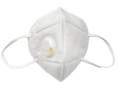 Маска SAFETY респираторная, 6-ти слойная, с клапаном, белая, 25 шт. в коробке