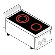 Плита стеклокерамическая TECNOINOX PCC35E7