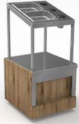 Прилавок (Диспенсер) для столовых приборов (стаканы+GN) RD10М Capital 605х700х1240 мм