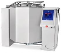 Котел пищеварочный опрокидывающийся ABAT КПЭМ-350-ОМП с миксером
