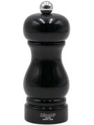 Мельница для соли из бука, черная лакированная, 13 cm