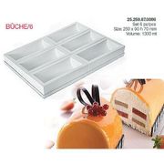 Форма кондитерская Silikomart BUCHE/6 25*9 см, h 7 см, силикон