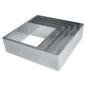 Форма-резак Квадрат 10*10 см, h 4 см, нержавейка, P.L. Proff Cuisine