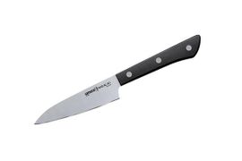 Нож кухонный  Samura HARAKIRI SHR-0011B/K овощной 99 мм, корроз.-стойкая сталь, ABS пластик