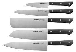 Набор ножей 5 в 1  Samura HARAKIRI SHR-0250B/K 11,23,43,85,95, корроз.-стойкая сталь, ABS пластик