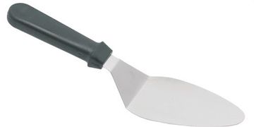 Лопатка 30 см. изогнутая раб. часть 13*7,5 см. нерж. с пластик. ручкой MGSteel PPS11