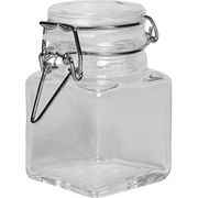 Банка для сыпучих продуктов ,стекло; силикон,металл; 100мл; прозр. Optima 4148593