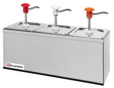 Дозатор для соусов с 3 помпами GN1/6*200 мм KALANDO