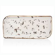 Блюдо прямоугольное By Bone Elegance 35*16см. фарфор