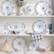Блюдо пр/уг. 33х14см H2см P&T Retro Rose Blue
