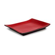 Блюдо прямоугольное Kyoto Black&Red H2069B/PT215