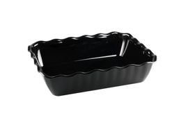 Салатник RESTOLA с волнистыми краями 4 л, 330х265х80 черный