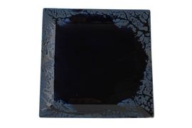 Тарелка квадратная  PORLAND ROOT BLUE 18 см