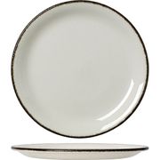 Тарелка мелкая Steelite «Чакоул дэппл», фарфор, фарфор, D=20, H=2см, белый, черный