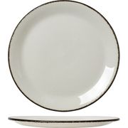 Тарелка мелкая Steelite «Чакоул дэппл», фарфор, фарфор, D=25, H=2см, белый, черный