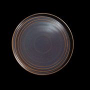 ТАРЕЛКА мелкая с бортами 10,75" 273мм, сине-коричневый "Corone Terra" [10986]