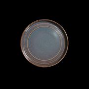 ТАРЕЛКА мелкая с бортами 7,25" 185мм, сине-коричневый "Corone Terra" [10984]