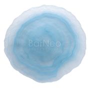 Тарелка матовая d=24 h=2 см, cтекло,серия Blue Sunset P.L. 81221714