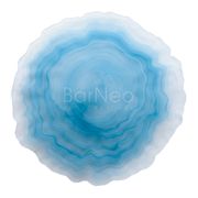 Тарелка матовая d=27 h=2 см, cтекло,серия Blue Sunset P.L. 81221715