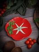 Тарелка d 21 см h 2,3 см, CASA DI FORTUNA Tomato