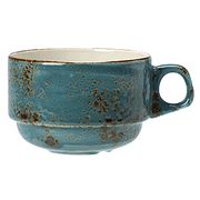 Чашка кофейная «Крафт Блю» фарфор 100мл D=65,H=50,L=85мм синий STEELITE 3130534