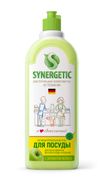 SYNERGETIC средство для мытья посуды  1л яблоко