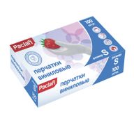 Перчатки виниловые неопудренные 100шт/упак S