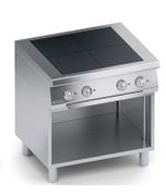 Плита 4 конфорочная 700 серии VEROTERM VT7RUE10VV с открытым шкафом