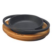 Сковородка круглая d=12см,чугун на д/подставке LAVA 81240268