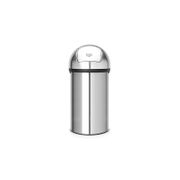 Корзина для мусора металлическая матовая "Push bin" 60 л