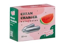 Баллончик для сифона для взбивания сливок (N2O) 10 шт/уп. вкус арбуз MasterWhip